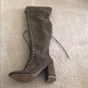 Thigh high Deep Taupe Boots
